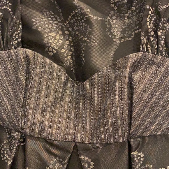 NAVE black and grey dress with metallic detail - Picture 3 of 8